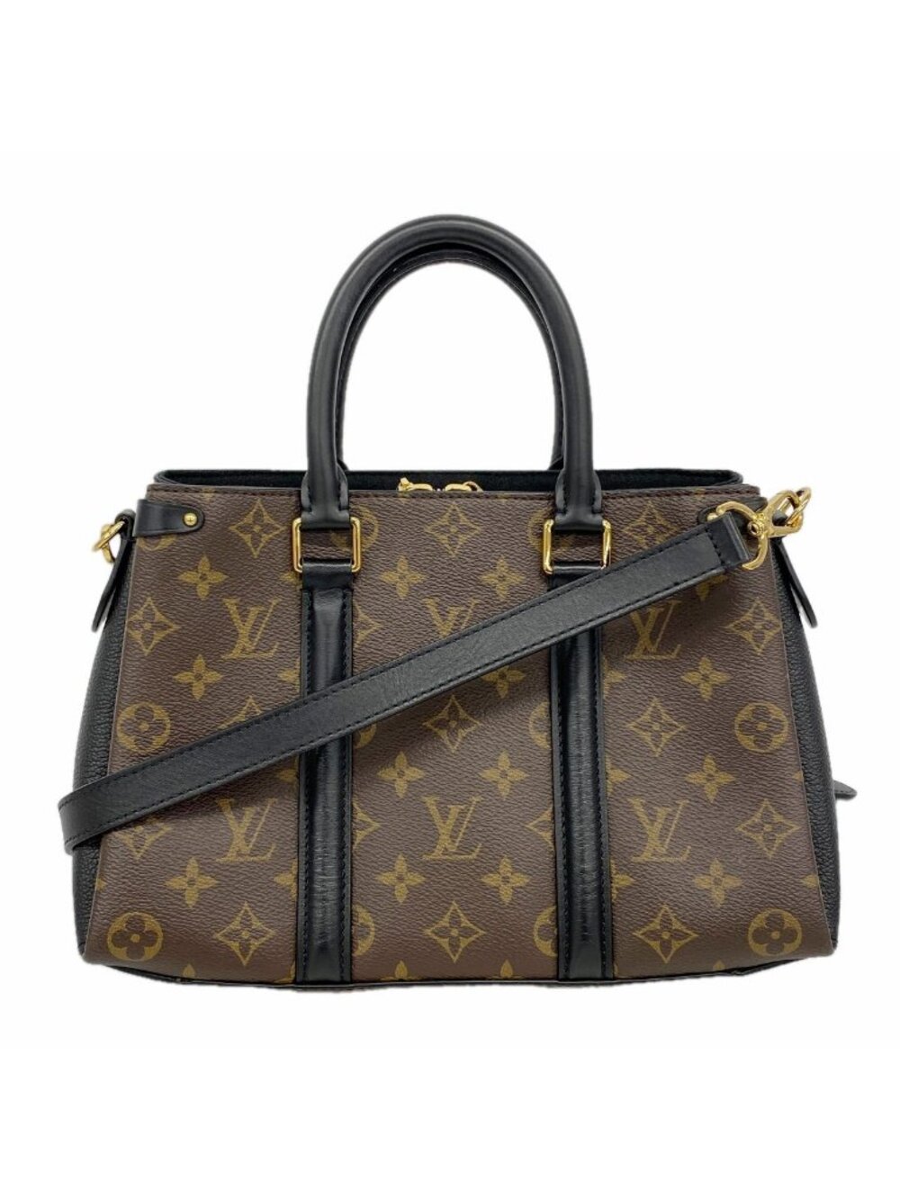 Louis Vuitton Handbag Monogram Soufflot Nvbb Brown Noir 2-Way Bag